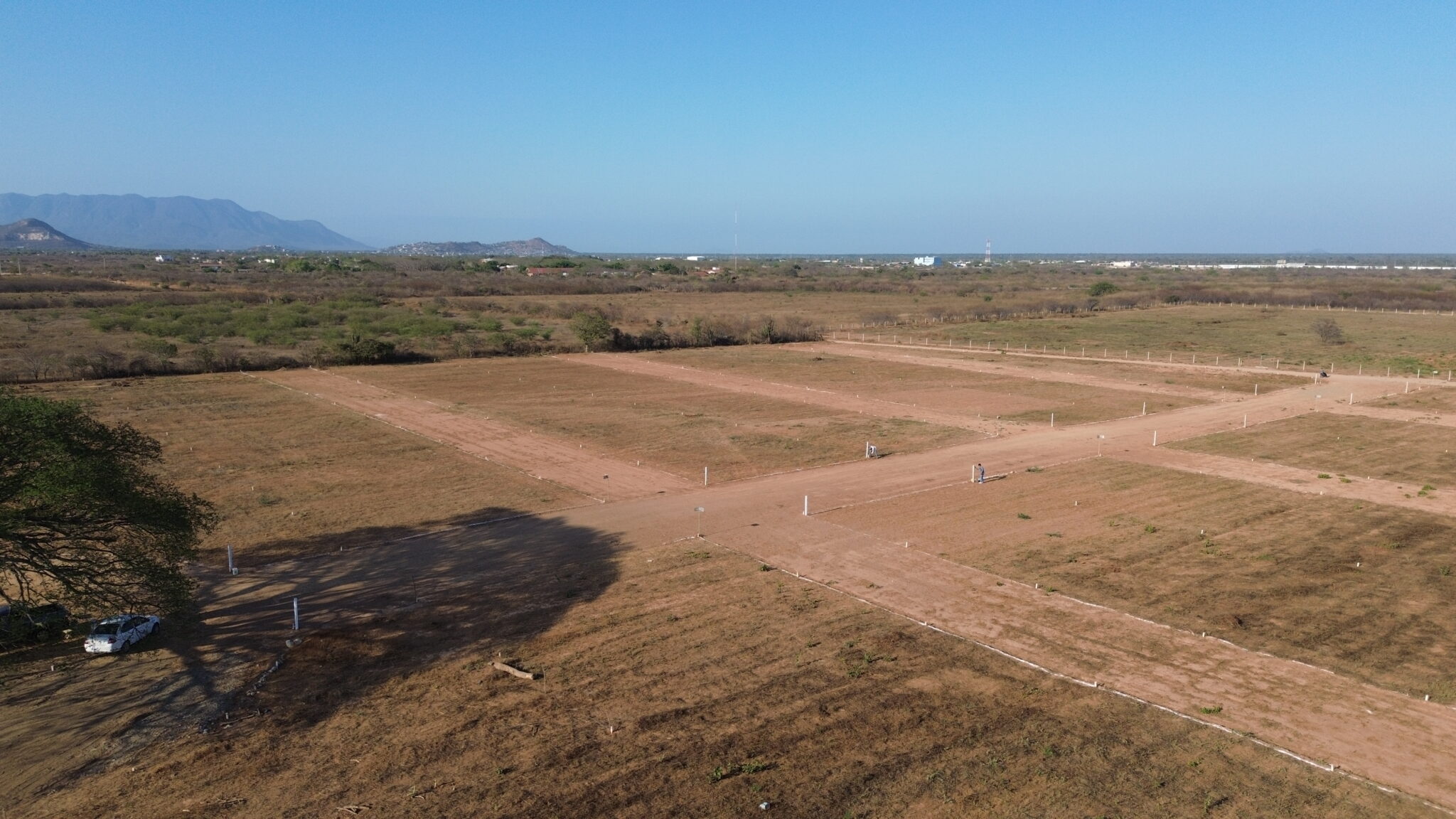 Vista aérea del desarrollo Luz Binniza en Santo Domingo Tehuantepec, Oaxaca